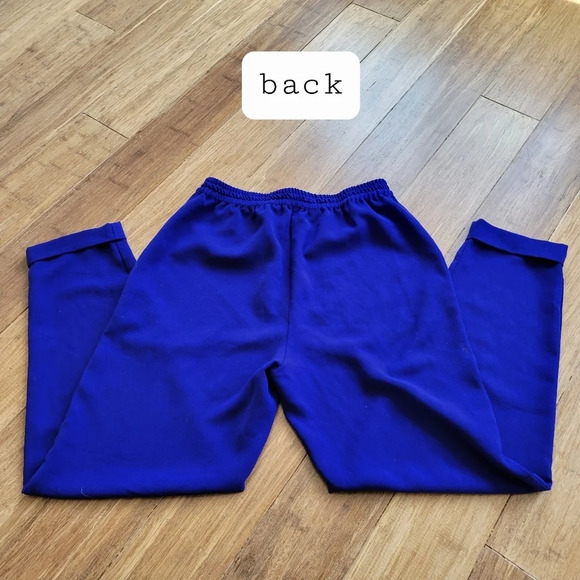 KENSIE Cobalt Blue Jogger Dress Pants/ Slacks - Picture 2 of 9